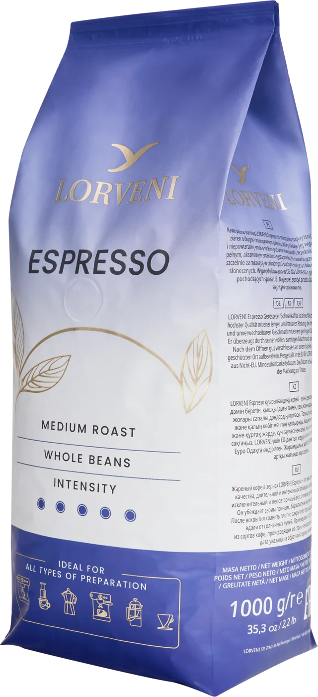 Boczny profil opakowania LORVENI Espresso
